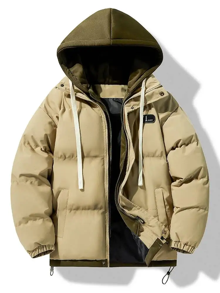 

Clothing New Fleece Lined Outdoor Warm Snow Long Coat Parkas Clothes Fashion Men's Winter Hooded Jacket Puffer Parka