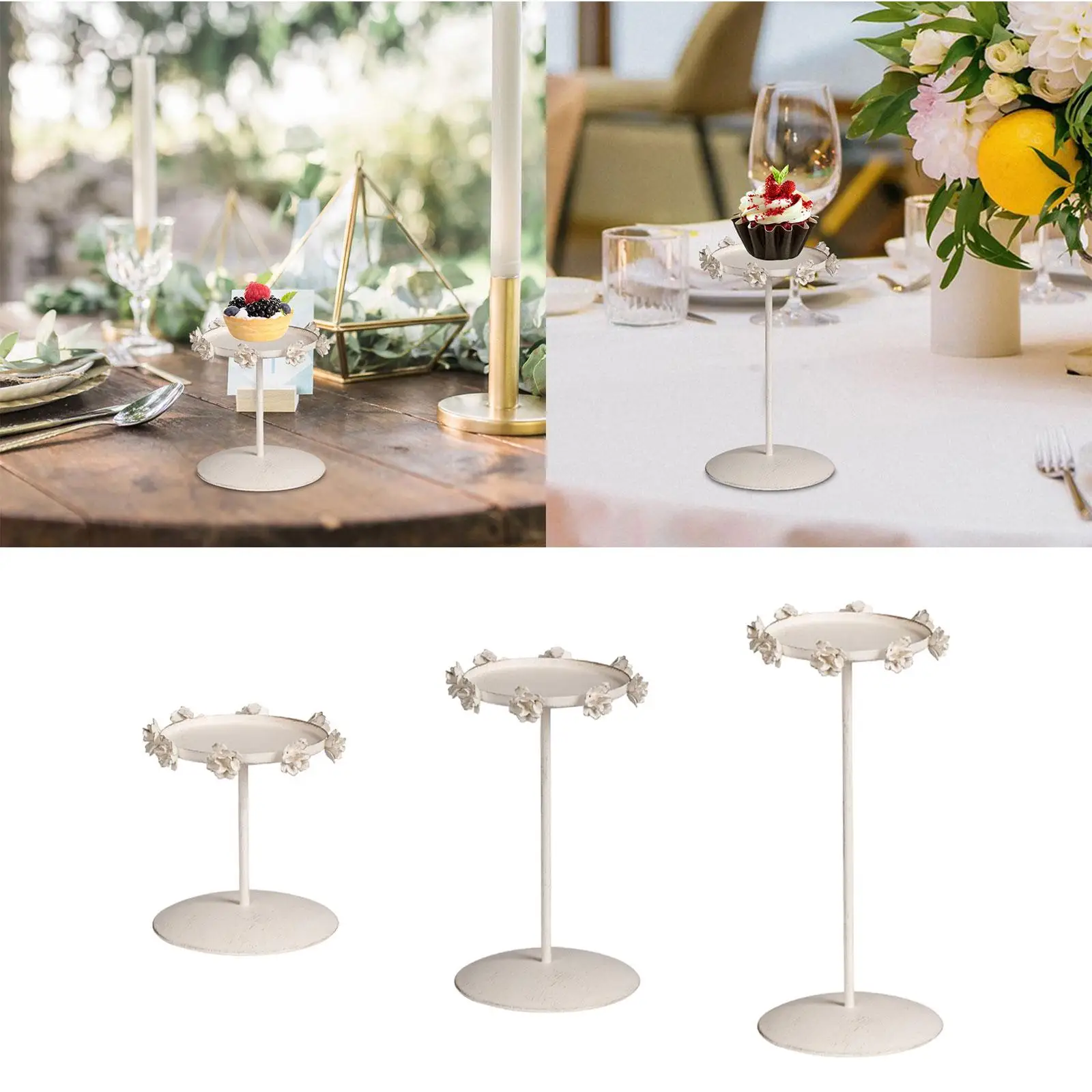 

Dessert Cupcake Stand Vintage Storage Tray for Hotel Birthday Baby Shower