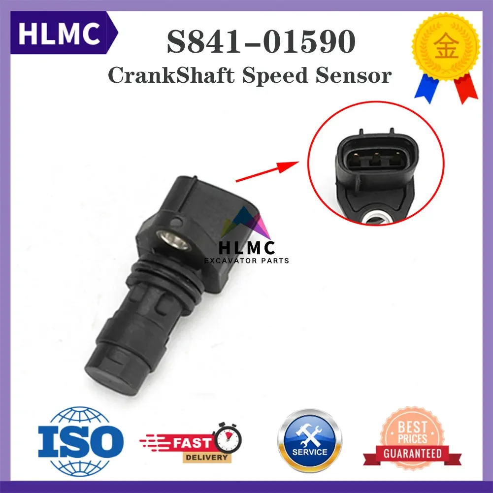

Excavator Parts Sensor SK330-8 SK350-8 J08E Engine CrankShaft Speed Sensor S841-01590
