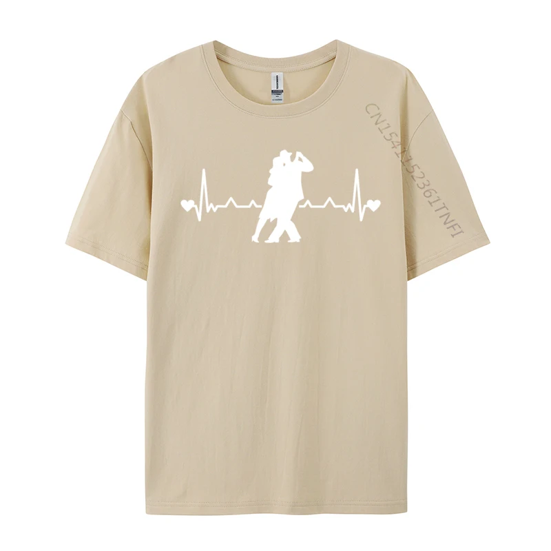 Tango Argentino Dancing Heartbeat Special Man Top T-Shirts Tops T Shirt Top T-Shirts Camisas Basicas Hombre