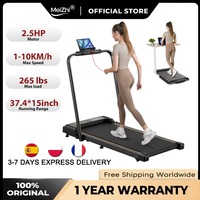 MEIZHI FT51 2 in 1 Treadmill,Max Speed 1-10km/h Electric Treadmill,Installation Free,Treadmill Running Jogging Machine for Home