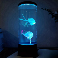 LED Jellyfish Aquarium Night Light, 7-Color Changing, Mood Lamp for Home Office Sleep Relax, Gifts