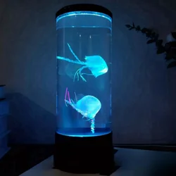 LED Jellyfish Aquarium Night Light, 7-Color Changing, Mood Lamp for Home Office Sleep Relax, Gifts