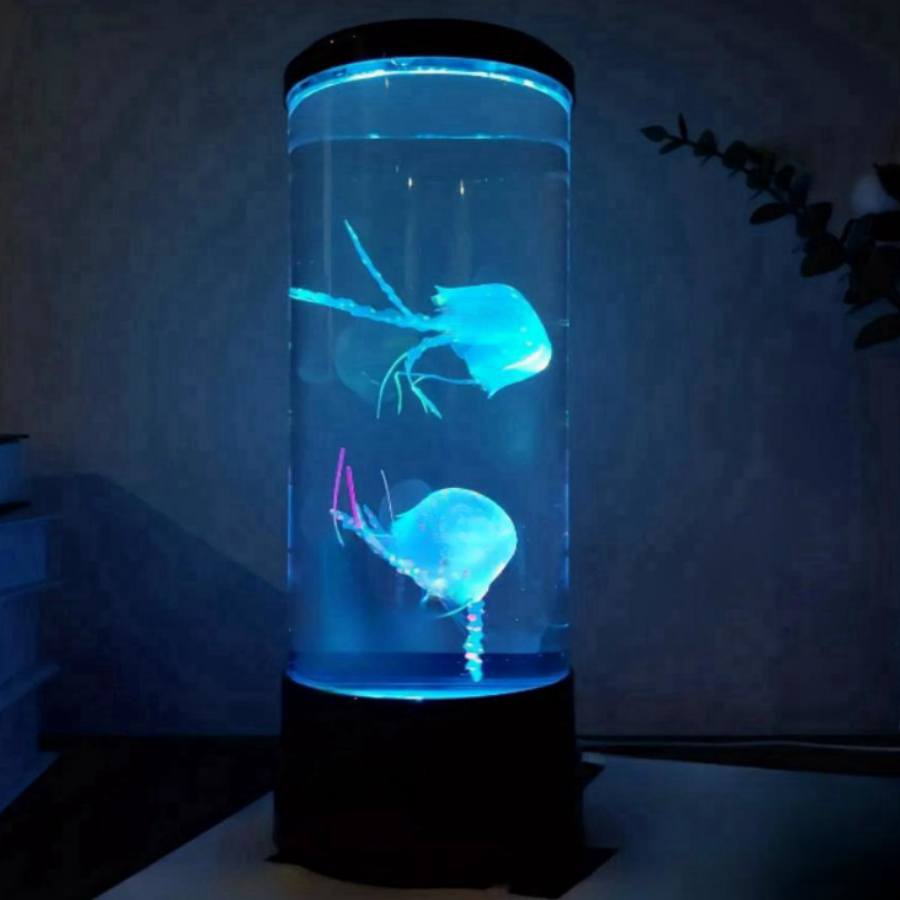  LED Jellyfish Aquarium Night Light, 7-Color Changing, Mood Lamp for Home Office Sleep Relax, Gifts 