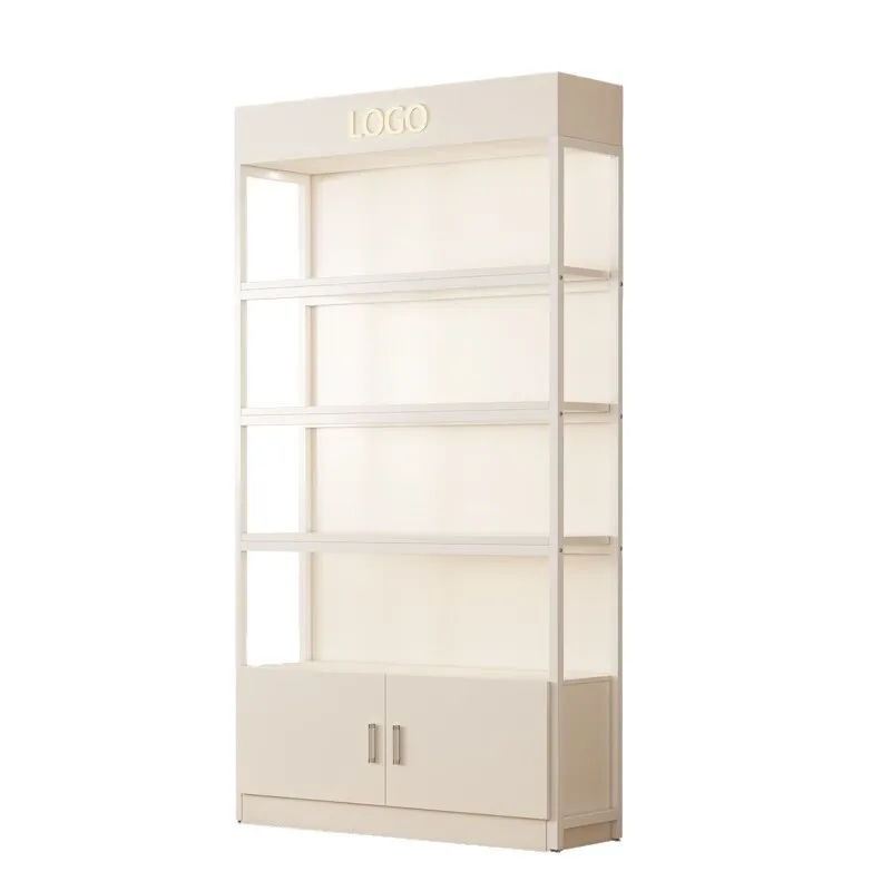 

Shelf Display Cabinet Supermarket Convenience Store Multi-layer Snack Product Showcase
