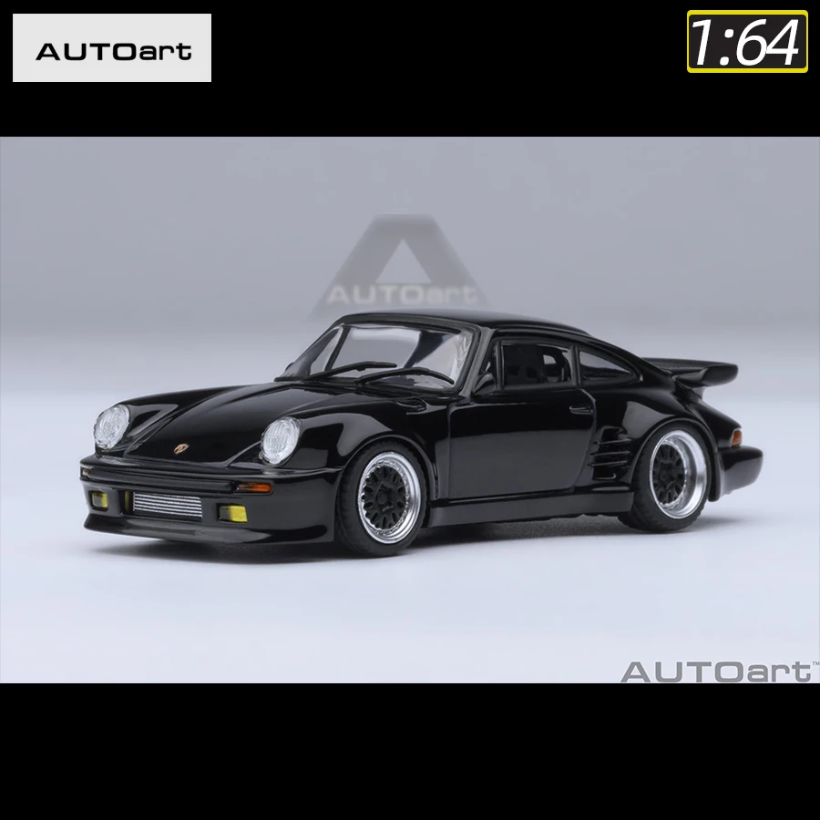 

AUTOART New 1/64 911(930) TURBO WANGAN MIDNIGHT BLACKBIRD (COMIC #1 VERSION) car model Static display Collection Holiday gift