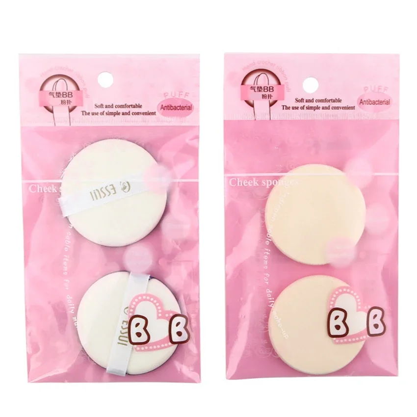 2ชิ้น/เซ็ตเครื่องสำอางค์พัฟฟองน้ำ Air Cushion BB แป้งพัฟ Pads,แต่งหน้า Foundation ครีมฟองน้ำแป้งพัฟ