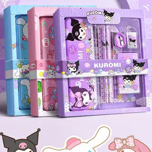 Sanrio Kuromi Stationery Set, Cartoons, Cinnamoroll, meine Melodiestifte, Gummi, Herrscher, School -Vorräte, Studienstudiengeschenke 7 Hauptverkaufsmitglied meine Melodie - №1