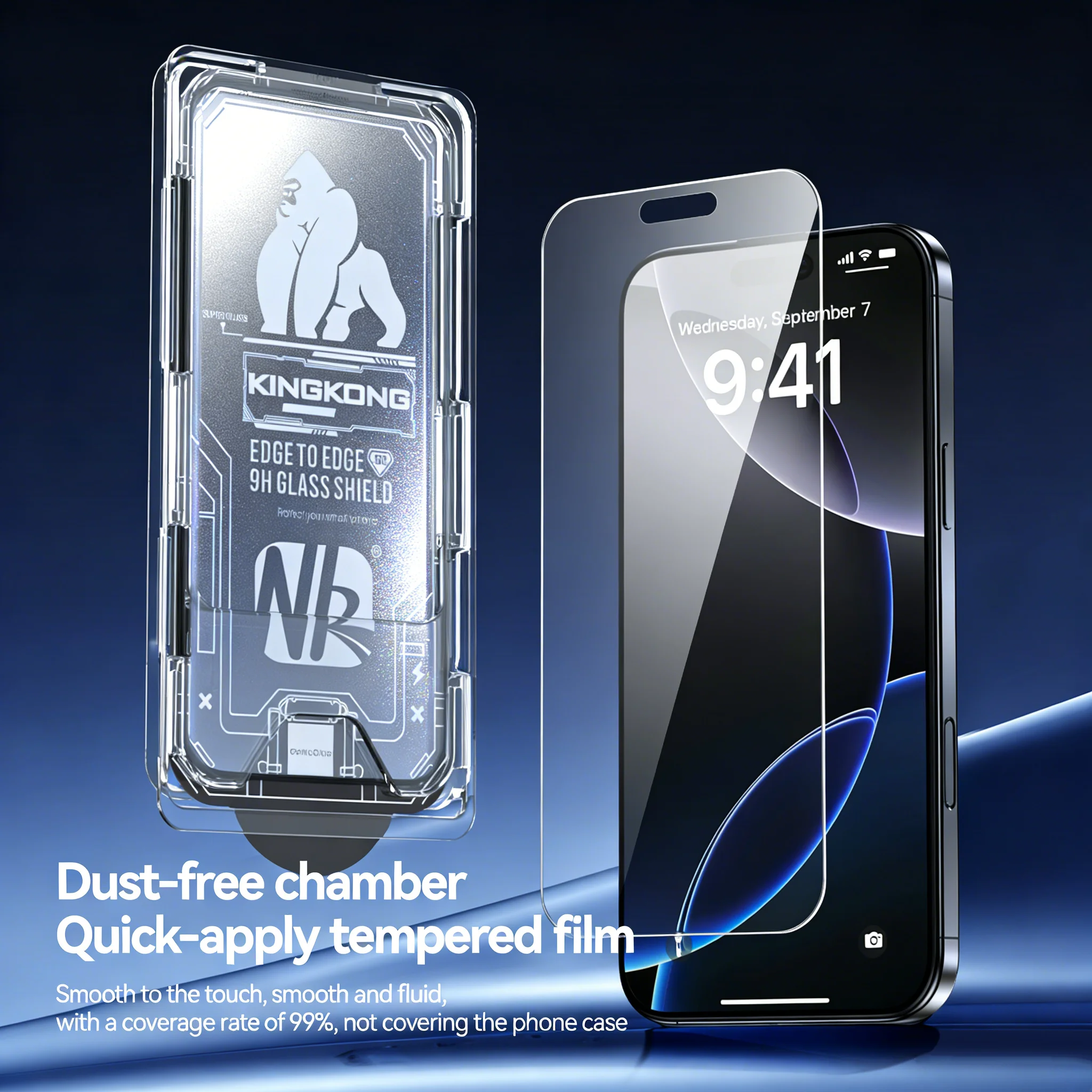 

For Redmi A3x A4 5G A3 Pro A5 4G Dust Free Install Screen Protector High Definition Toughened Glass Film Auto-Dust Install Kit