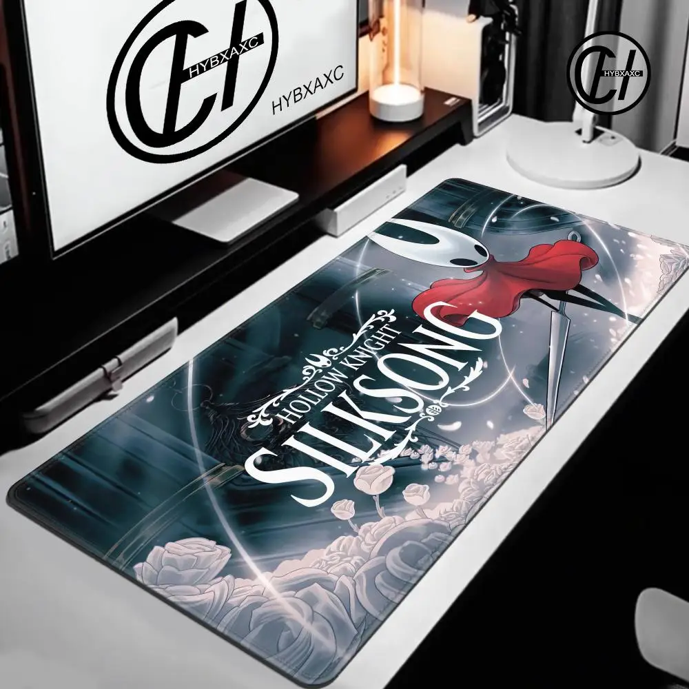 

XXL Large PC Gamer Mousepads Hollow Knight Silksong HD Printing Cool Mouse Pad Table Mats Computer Mousepad Big Desk Mat