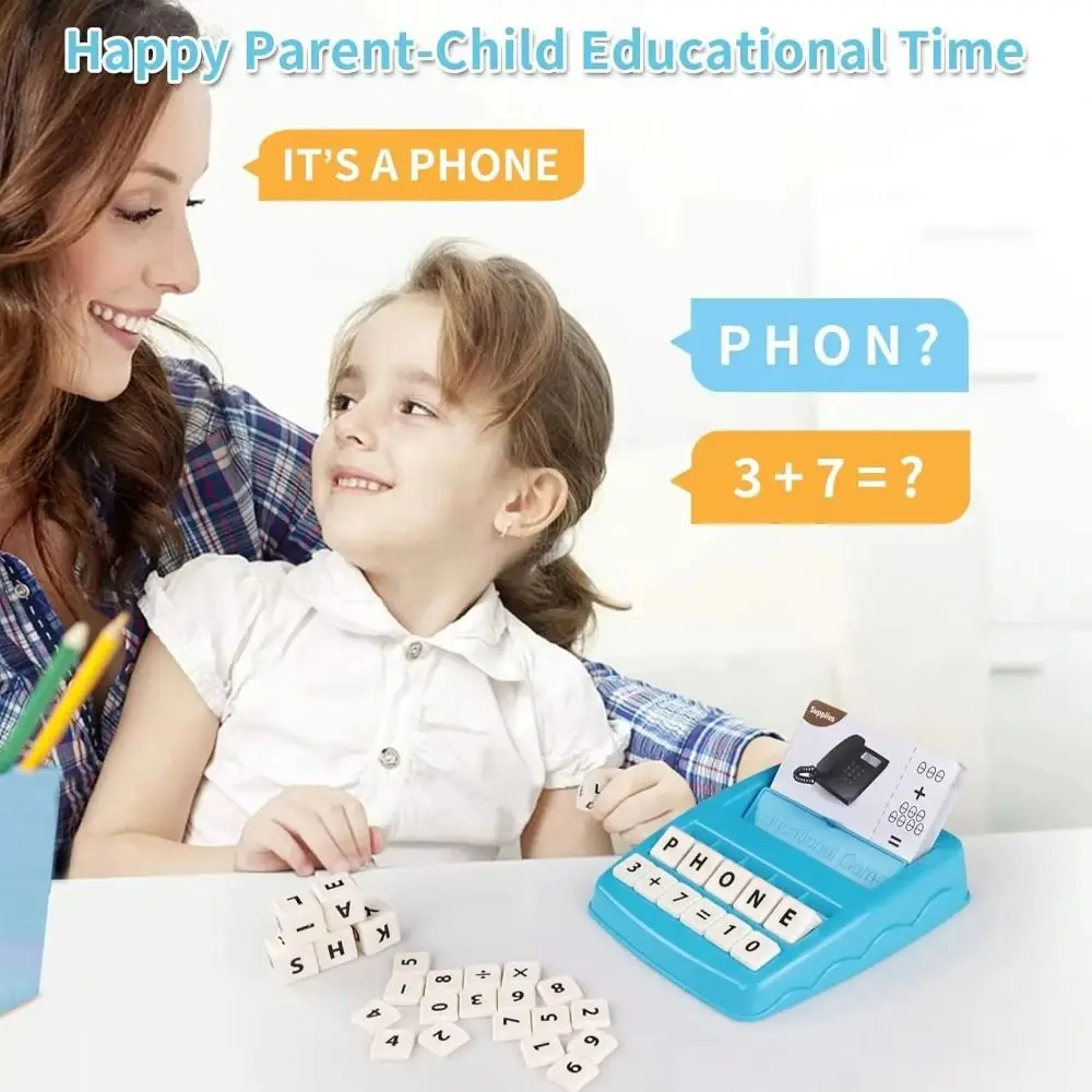Paper Letter Sticker Toys Spelling Practice Alphabets Number Number Cognition Early Math Game Portable Memory Enhancement