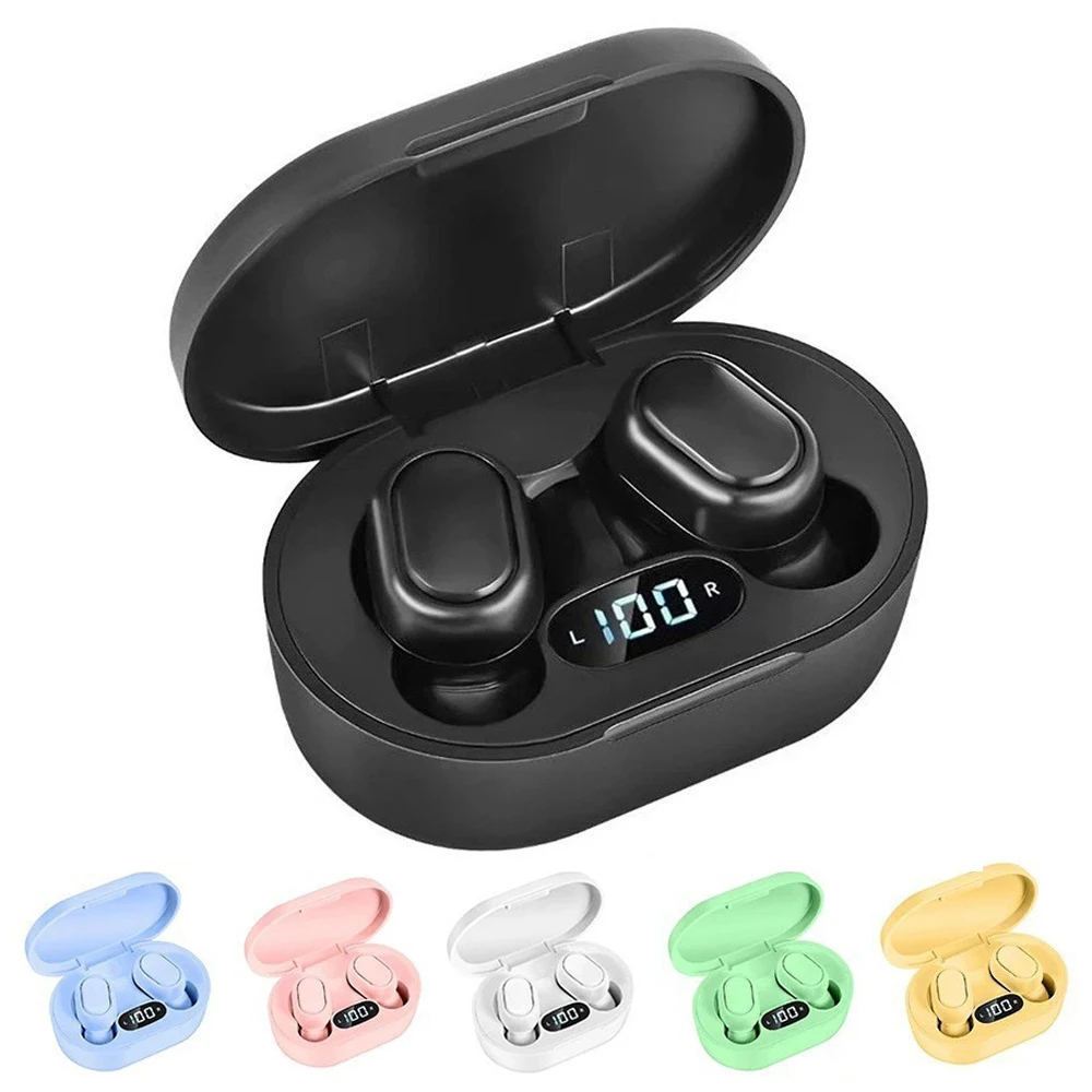 

10 Meter Transmission Binaural Stereo A6S Bluetooth Headset Macaron Bluetooth 5.2 Wireless TWS Earbuds Sports Mini Type