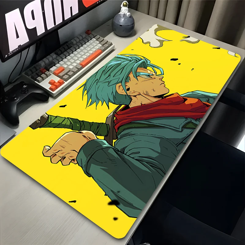DBZ Dragon Ball Trunks Z Mouse Pad DBZ Large Extended Desk Mat Notbook Anime Gamer Accessories Non-Slip Esports Gaming Mousepad view 4