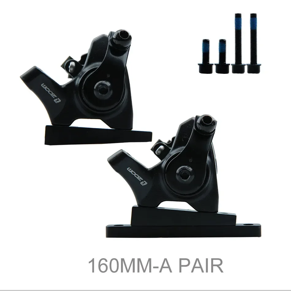 ZOOM DB580 160 Road Bike Disc Brake Cooling Pads Caliper Line Pulling Flat Bracket Dual Piston Mechanical 140 Bycicle Accesories