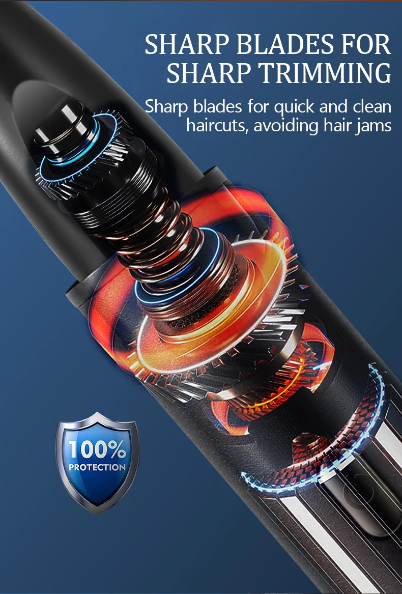Kemei Nasenhaartrimmer KM-385 tragbarer All-in-One-Nasenhaartrimmer zum Waschen des ganzen Körpers und zum Trimmen der Augenbrauen. ﻿ – Detail 6