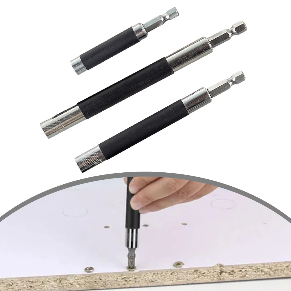 6PCS Magnetic Screw Drive Guide Set with Adjustable Length Bit Holders for Impact For Drivers and Power Drills