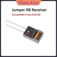 Jumper R8 16CH Sbus Receiver Compatible Frsky D16 D8 Jumper T16 T12 Mode Radio OpenTX for PIX PX4 Flight Control RC Drone