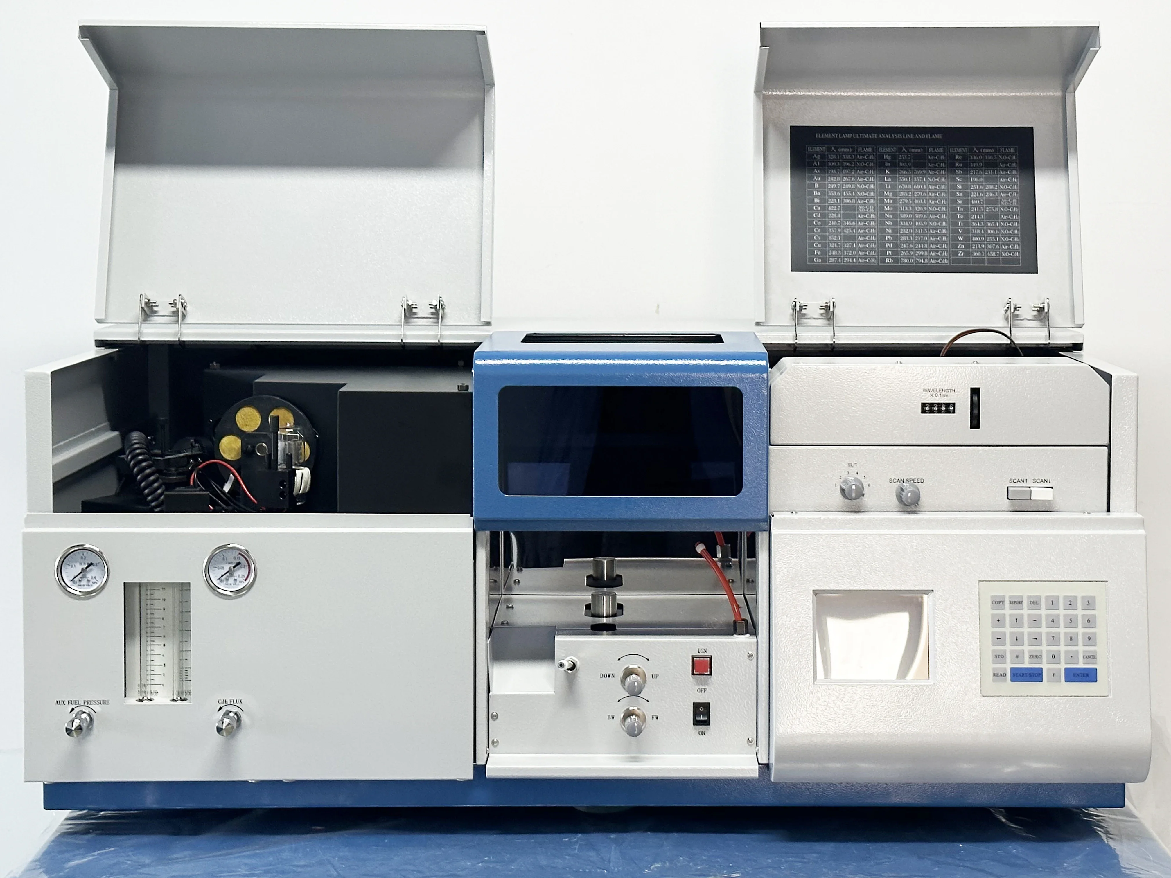 Laboratory 320N Testing Equipment Flame Atomic Absorption Spectrometer Analysis AAS Spectrometer