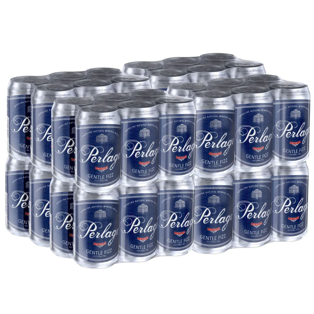 Cisowianka Perlage Naturalna woda mineralna musująca 330 ml x 48 sztuk