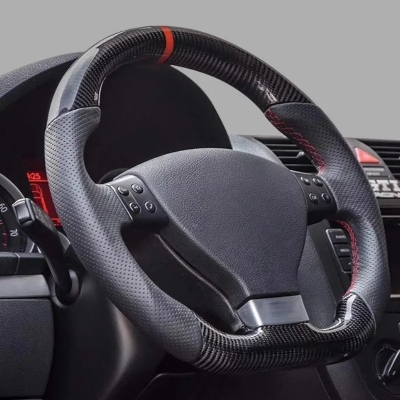 

Car Steering Wheel Cover Genuine Leather For Volkswagen Golf 5 2005-2009 Passat B6 Jetta 3 Tiguan Touran 2008 2009 2010