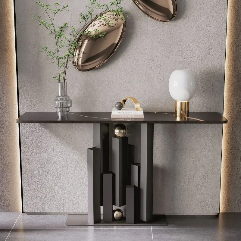 Modern Simple Console Table for Office Small Design High-end Table Light Luxury Characteristic Household Tables for Living Room