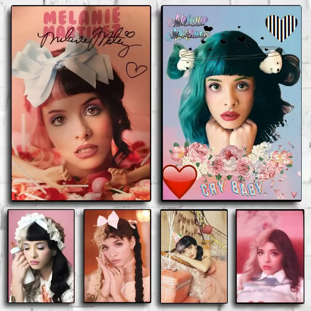 M-Melanie Martinez Poster Stickers HD Waterproof Painting Wall Art For Bedroom Living Room Home Decor Decoration Gift