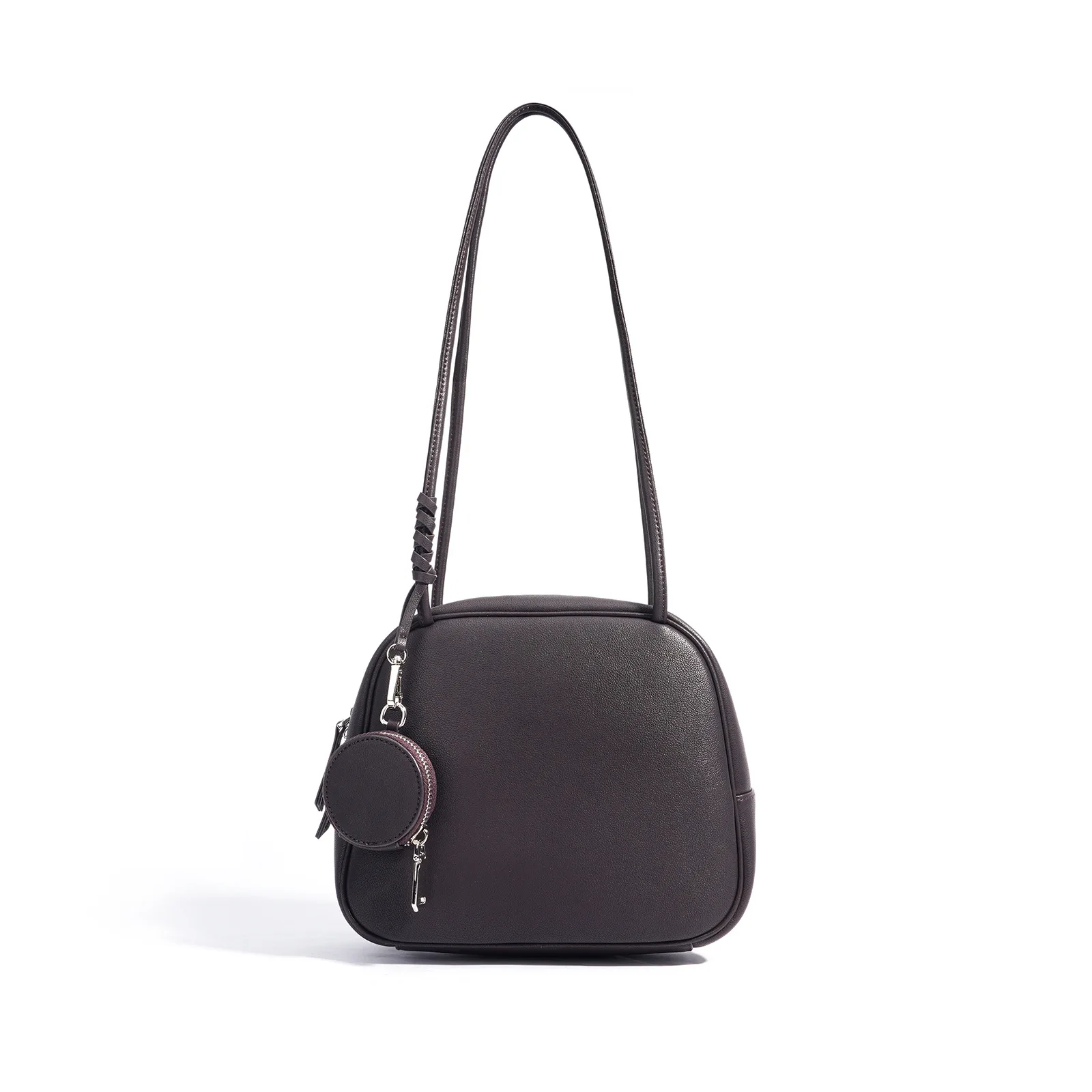 

Hot Selling Simple Fashion Soft Cowhide Women's Handbag Boston Bag Custom Logo Genuine Leather Women's Bag