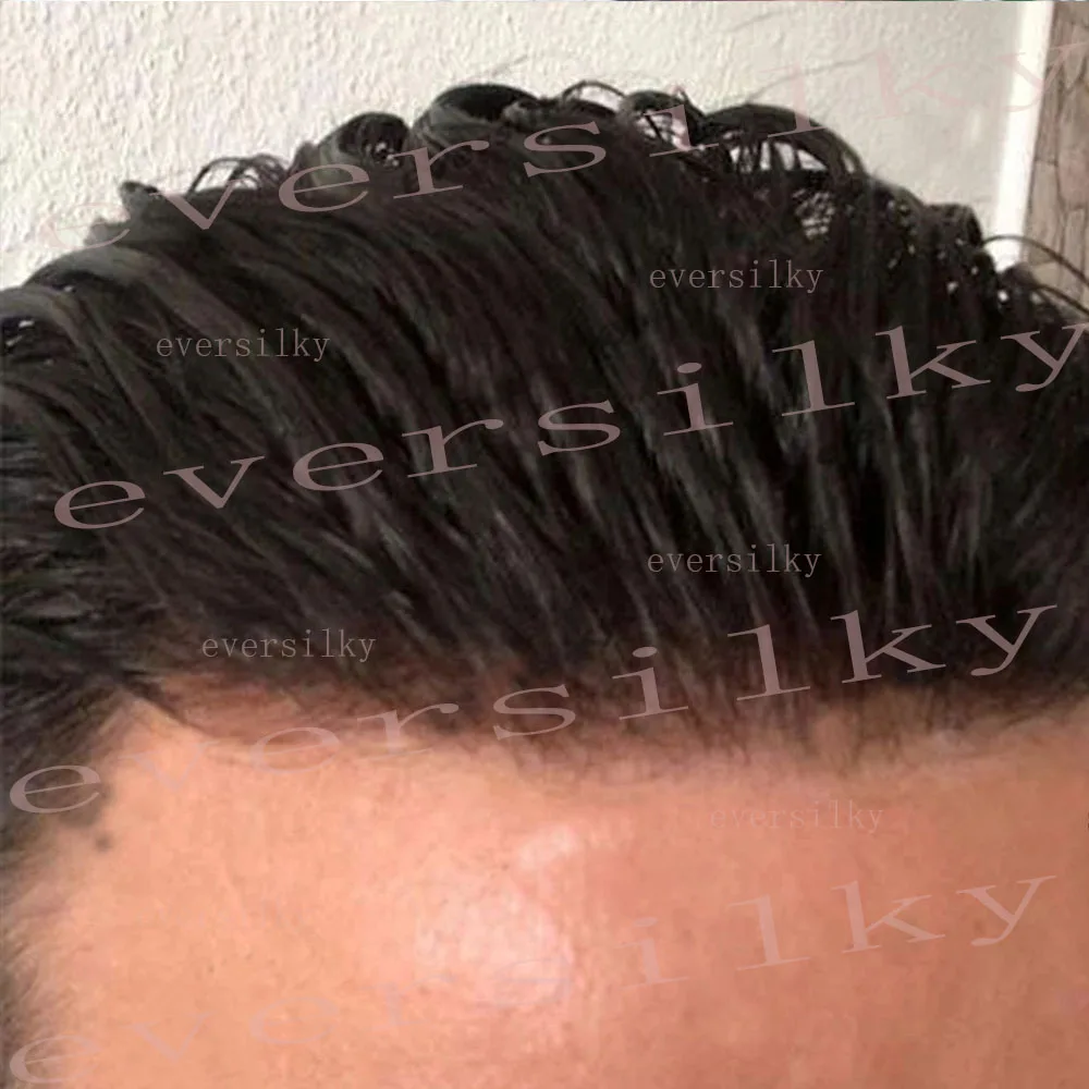 

Натуральный парик Hairline, коричневый, светлый, черный, супер прочный мужской парик из микрокожи, человеческие волосы, полная кожа, искусственная кожа, капиллярный протез 1B80, мужской парик