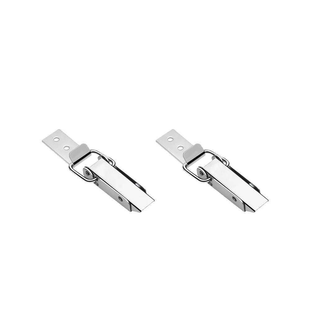 

2Pcs Stainless Steel Box Latches Heavy Duty Wooden Jewelry Gift Lock Alloy Hook Locks Box Latches Alloy Latch