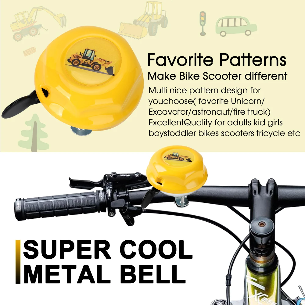 Bicycle Bell Alloy Mountain Road Bicycle Horn Sound Alarm For Safety Cycling Handlebar Metal Ring Bicycle Call Bike Accessories