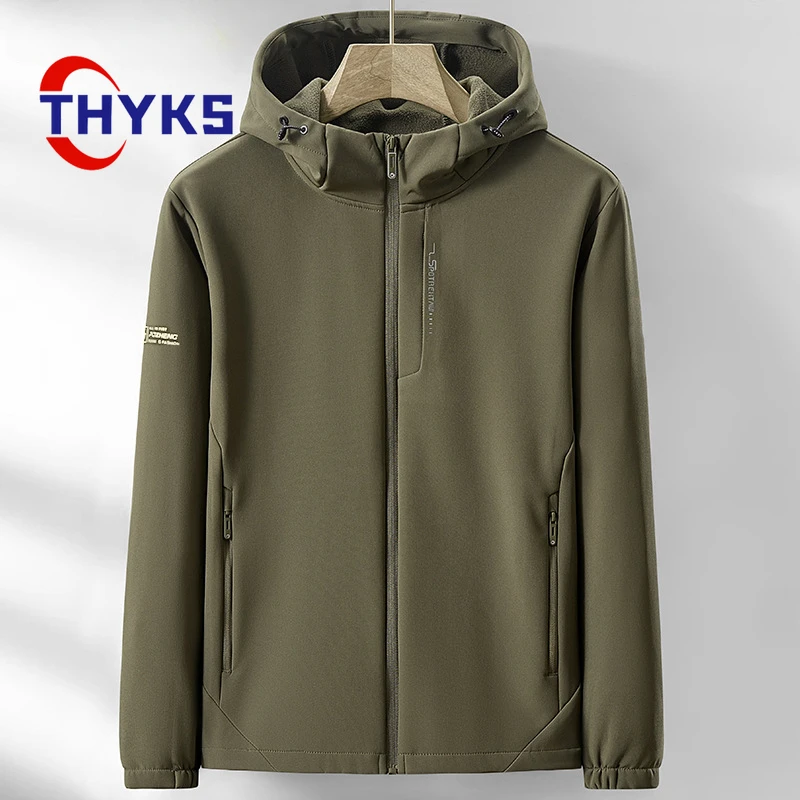 Outdoor Men All-in-one Jacket Plush Warm Soft Shell Waterproof Fashion Casual Sports Hooded Hiking Couple Coat Naturehike Winter