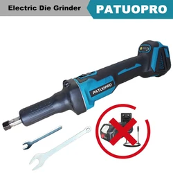 18V Cordless Brushless Die Grinder 6mm Electric Engraving Tool Variable Speed fit Makita 18v Battery(No Battery)