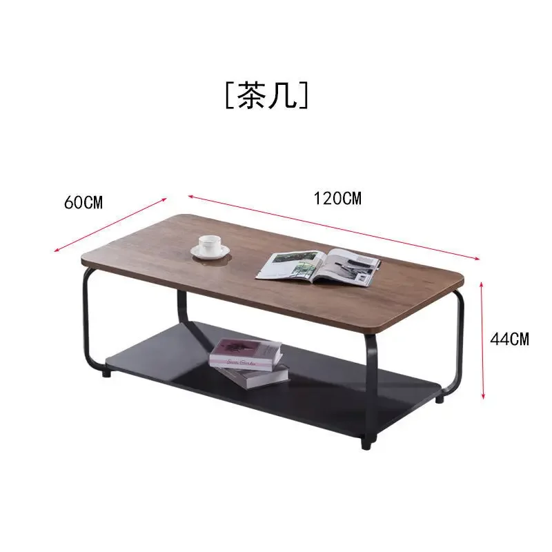 Coffee table light luxury modern coffee table living room household small apartment tea table Nordic marble pattern small c