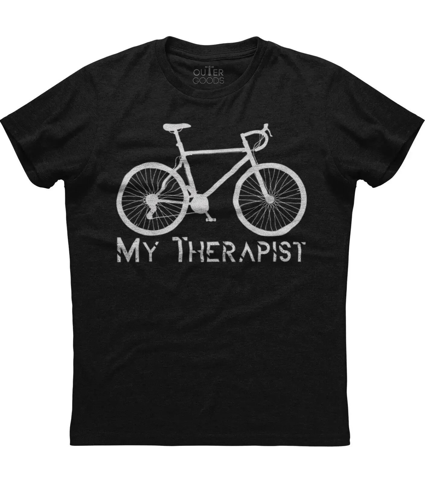 My Therapist Cycling Motivation T-Shirt. Summer Cotton O-Neck Short Sleeve Mens T Shirt New S-3XL