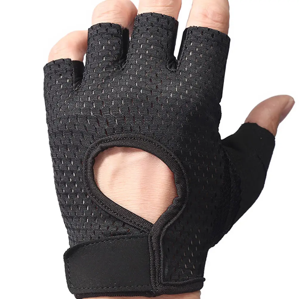 

1Pair Breathable Weight Lifting Gloves Moisture Wicking Half Finger Workout Gloves for Gym Fitness Cycling Outdoor Sports