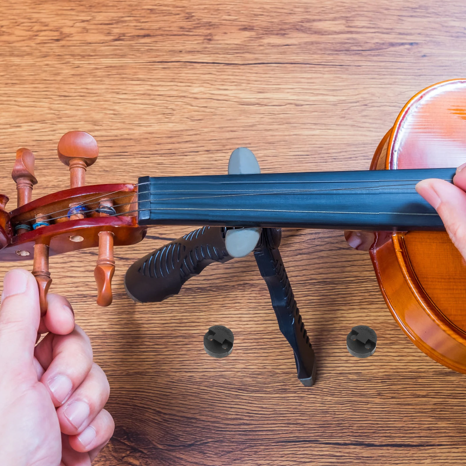 

10 pcs Rubber Violin Practice Mute Round Style Dampener Tool For Violin Viola String Instruments Durable Easy