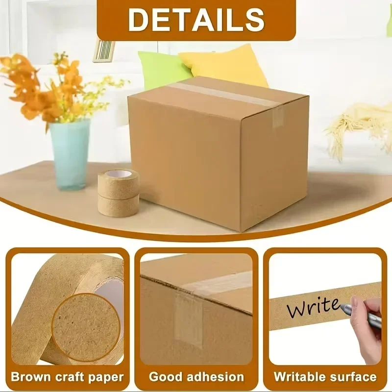 packaging essentials colorful degradable adhesive sealing tape for shipping packaging large wide mailer bags tape 1 meter roll