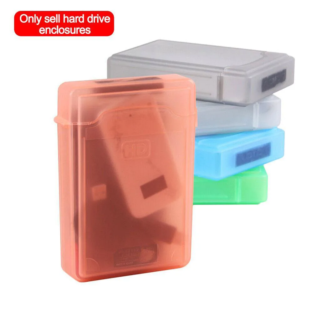 3.5 Inch IDE SATA HDD Cases External Hard Driver Disk Storage Boxs Multi Color HDD Enclosure Cases image 2