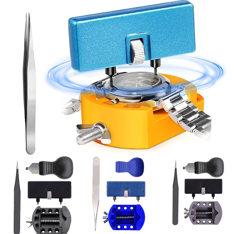 Repair Watch Adjustable Opener Back Case Cover Press Closer Remover Fixing Holder CaseWatchmaker Tool movement Dial Fixer