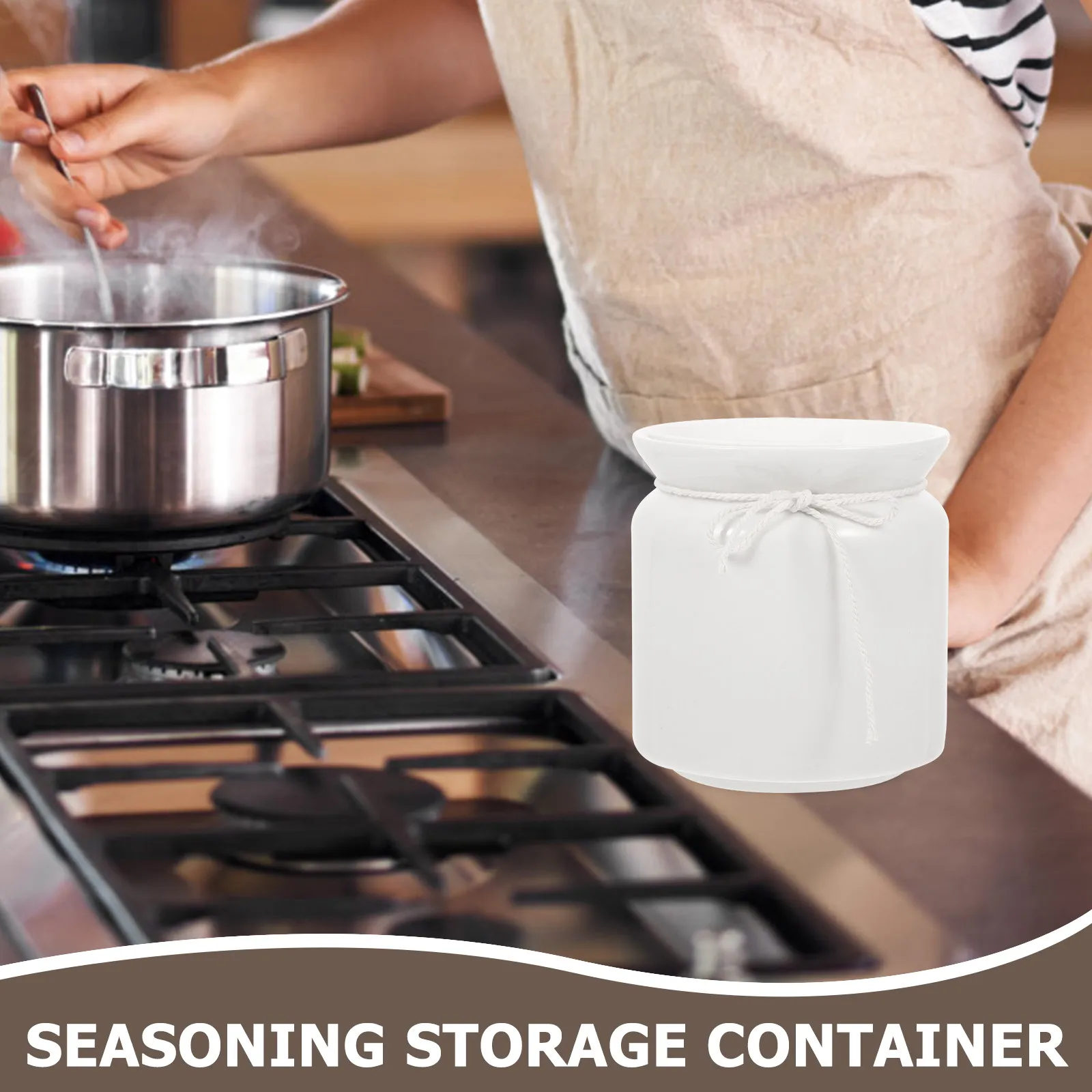 

Stylish Ceramic Condiment Jar Set Ideal for Kitchen Dining Room Coffee Shop Spice Sugar Salt Storage Container