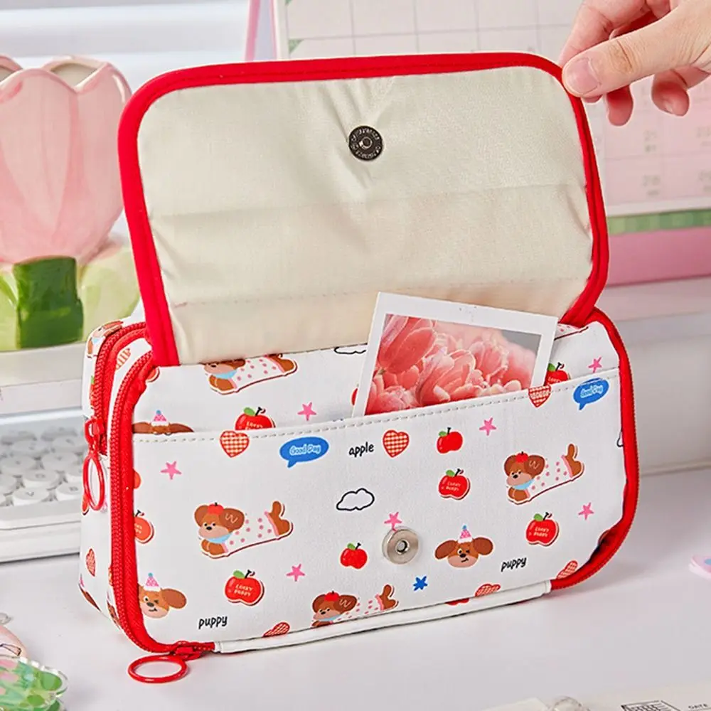 

Высококачественный милый пенал для щенков, большая вместительная многослойная сумка для ручек, коробка для ручек, студенческая коробка