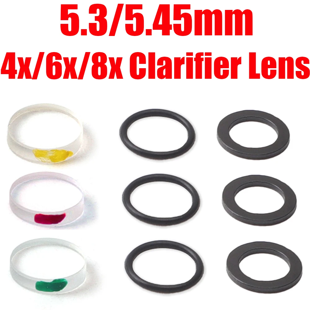 Archery Clarifier Lens 4X 6X 8X Compound Bow Peep Core Sight Hunting Shooting Accessories
