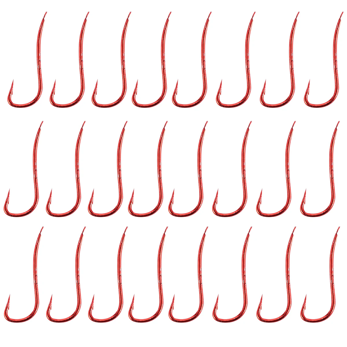 

100 pcs Double Back-sting Fish Hooks Metal Lure Small Crank Bait Red Color Strong Fishing Tool Enthusiasts