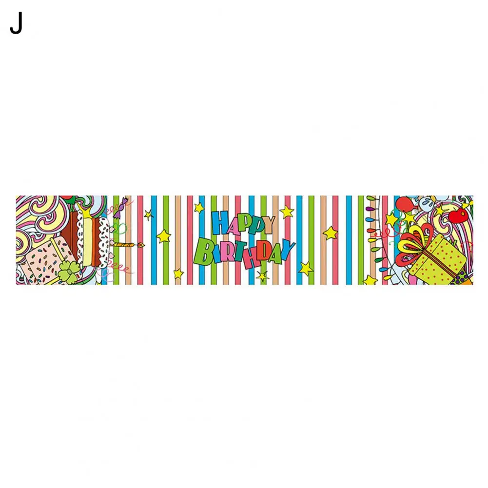 

Праздничная настольная дорожка, привлекательная настольная дорожка на день рождения, Настольная дорожка, украшение для столовой