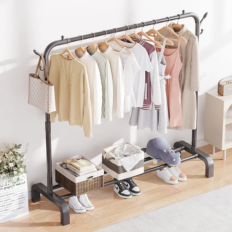 Coat Rack Clothing Rack Stand Floor Hanger Storage Modern simple Clothes Storage Rack Bags Storage Nordic Furniture