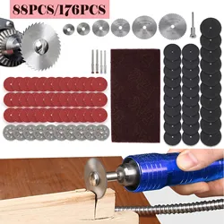 Abrasive Cutting Disc Circular Saw Blade Set Sanding Grinding Wheels For Dremel Accesories Metal Cutting Rotary Tool Saw Blade