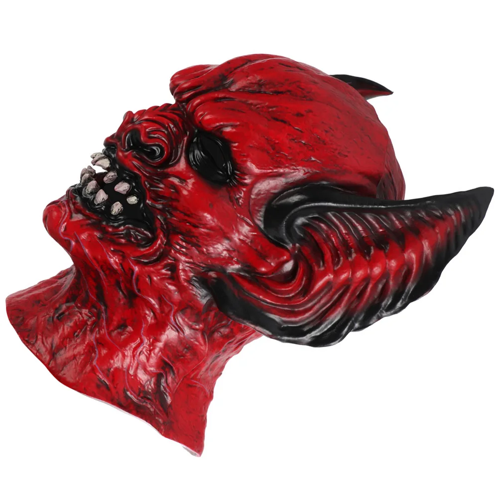 Bat Head Halloween Adult Scary mask Costume Party Cosplay Horror Face Mask For Haunted House Stage Prop