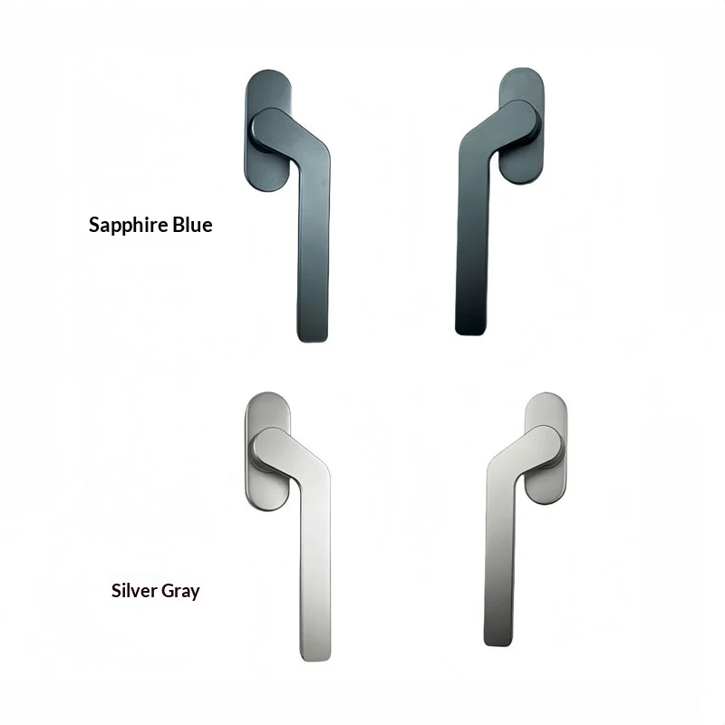 1PCS Broken Bridge Aluminum Door And Window Handle Casement Window Handle Screen Window Integrated Square Axis Universal Handle