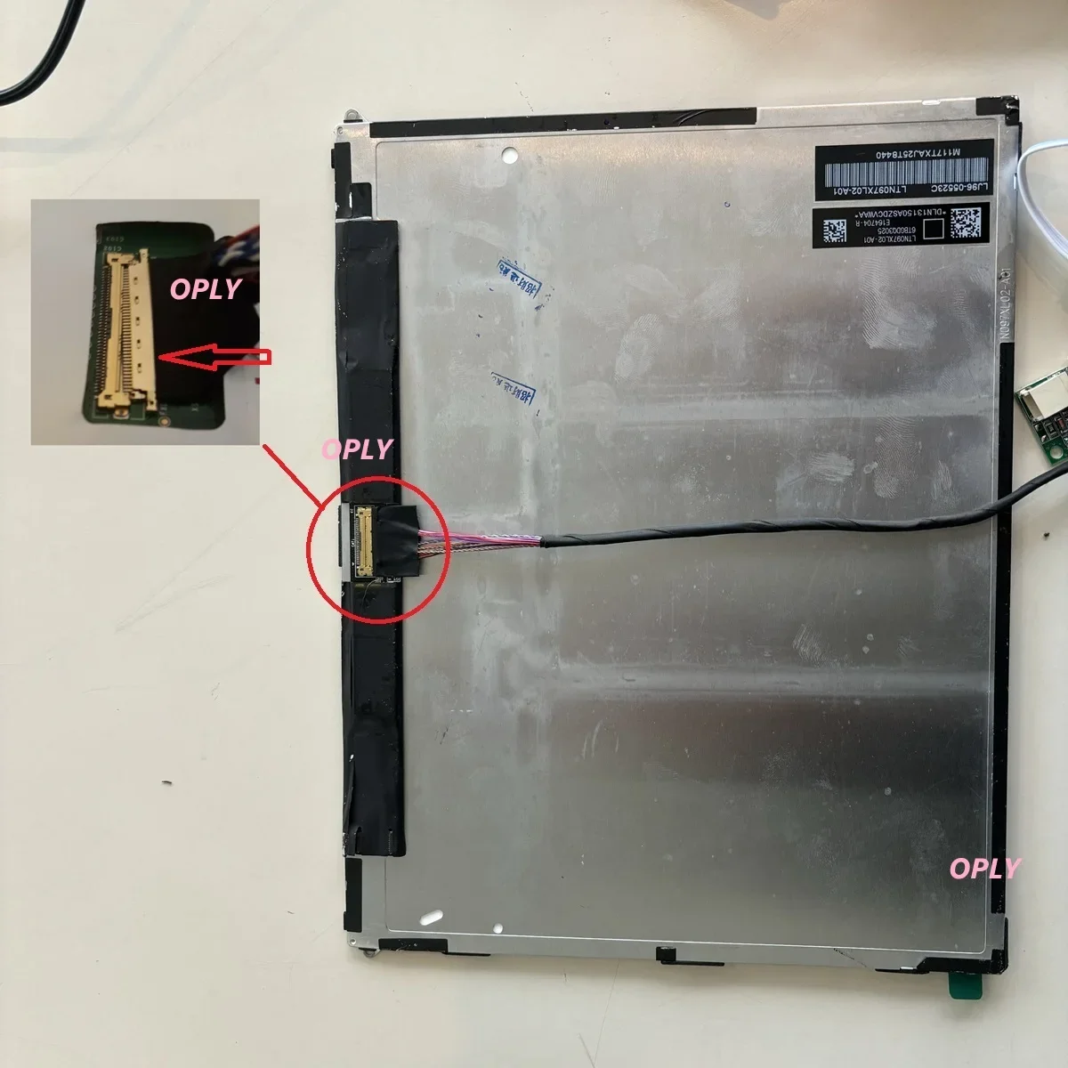 HDMI-compatible AV VGA Controller board Work kit for LP097X02-SLD6 LP097X02 1024X768 30pin 9.7" LED screen