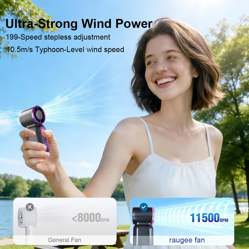 Mini Portable Handheld Fan USB Pocket Small Fan Air Cooler Rechargeable Outdoor Personal Hand Fan Portable Mini Fan for Travel